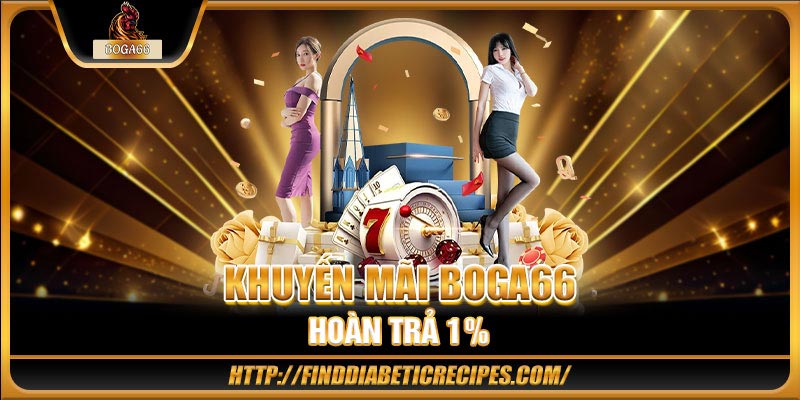 Khuyến mãi BOGA66 hoàn trả 1%